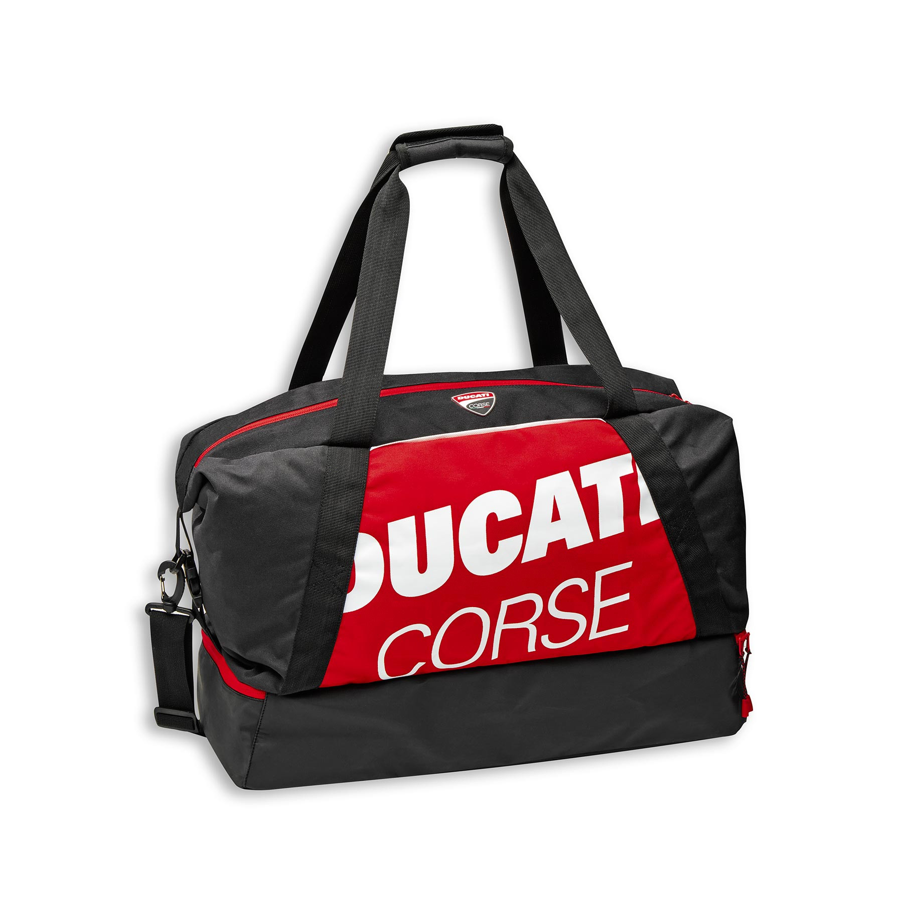 lichtgewicht Uitrusten verantwoordelijkheid Sporttas Ducati Corse Freetime 60x30x25 cm rood-wit-zwart | Motor-id |  Occasions | Reparaties en onderhoud 